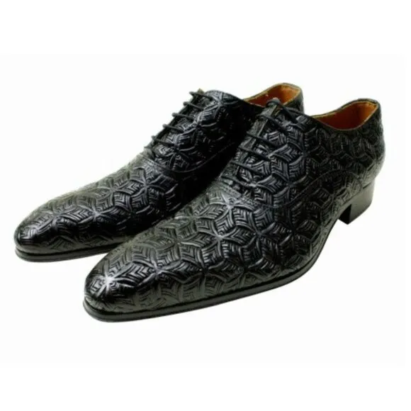 Eric Black Oxford Mens Dress Shoes