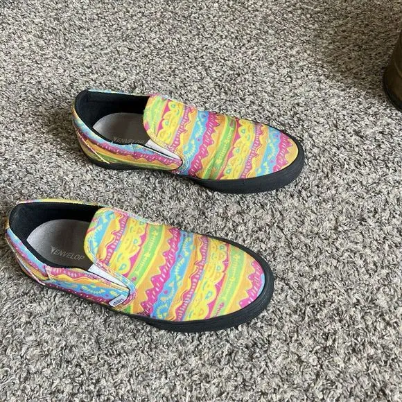 Etnies Marana Slip On Sneakers Shoe Rebel Sports Multicolor Mens 9.5 Women’s 11