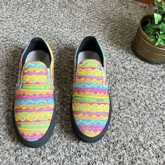 Etnies Marana Slip On Sneakers Shoe Rebel Sports Multicolor Mens 9.5 Women’s 11