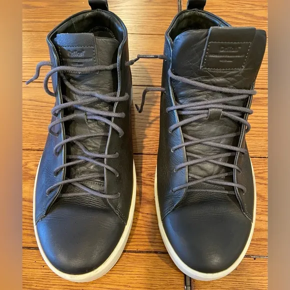 EUC ECCO Dritan black shoes, size 10/44, lace up