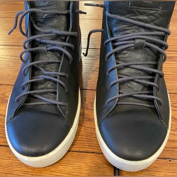 EUC ECCO Dritan black shoes, size 10/44, lace up