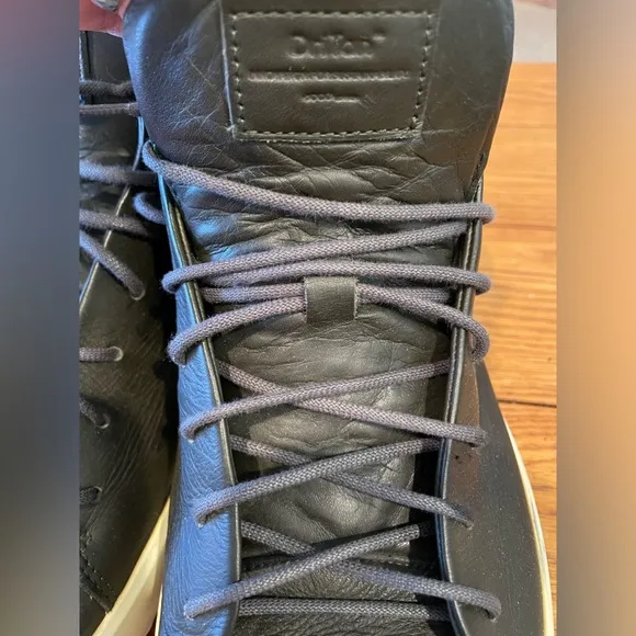 EUC ECCO Dritan black shoes, size 10/44, lace up