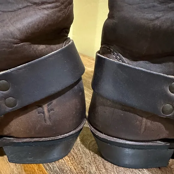 EUC Frye Womens Harness Moto Boots. NEAR NEW CONDITION. Sz 5.5