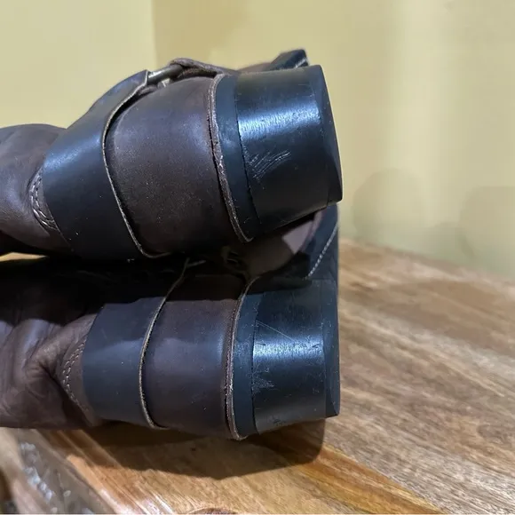 EUC Frye Womens Harness Moto Boots. NEAR NEW CONDITION. Sz 5.5