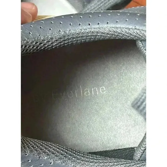 Everlane Gray The Trainer Casual Leather Sneakers Women's Size 9