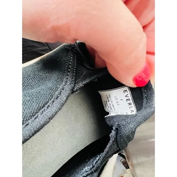 Everlane The Forever Black Slip On Sneakers