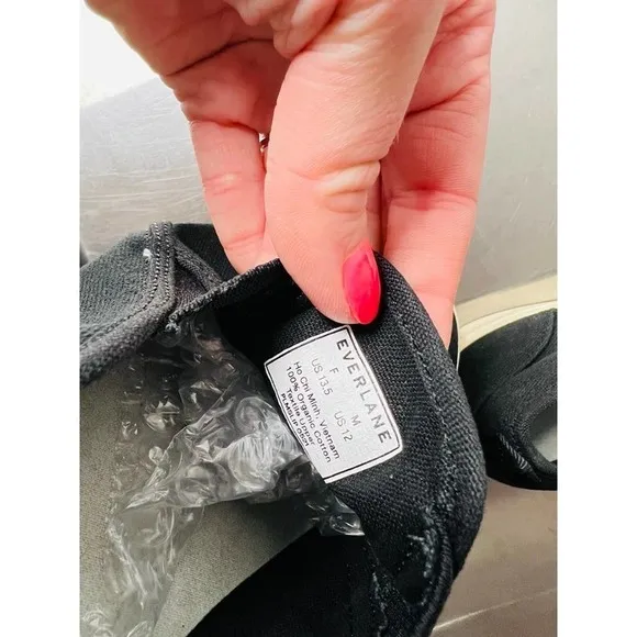 Everlane The Forever Black Slip On Sneakers