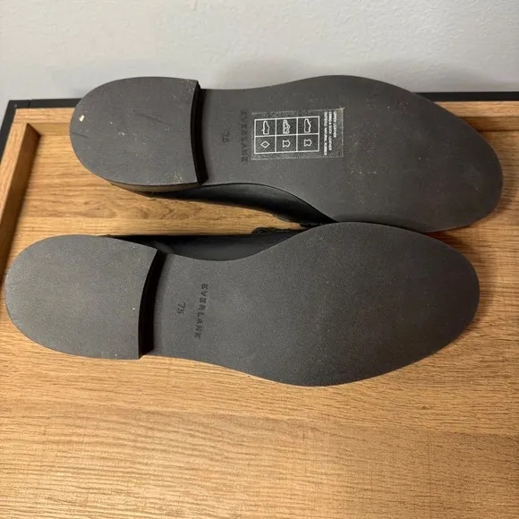 Everlane The Modern Loafer Black size 7.5 Leather
