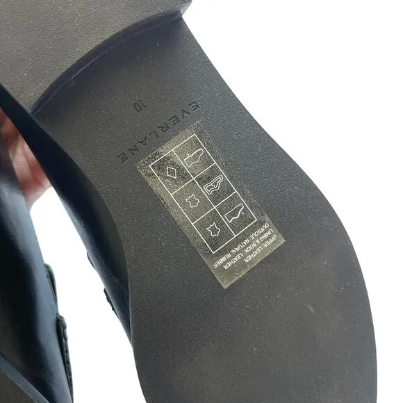 Everlane The Modern Loafer in Leather Black Women's Size 10 NEW without Box!