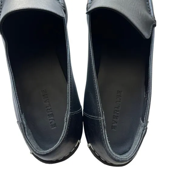 Everlane The Modern Loafer in Leather Black Women's Size 10 NEW without Box!