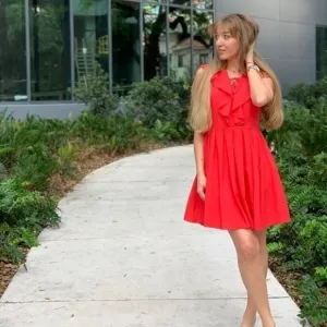 Express red / orange women’s dress​