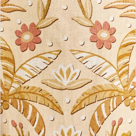 Farm Rio Sand Jungle Chic Midi Dress