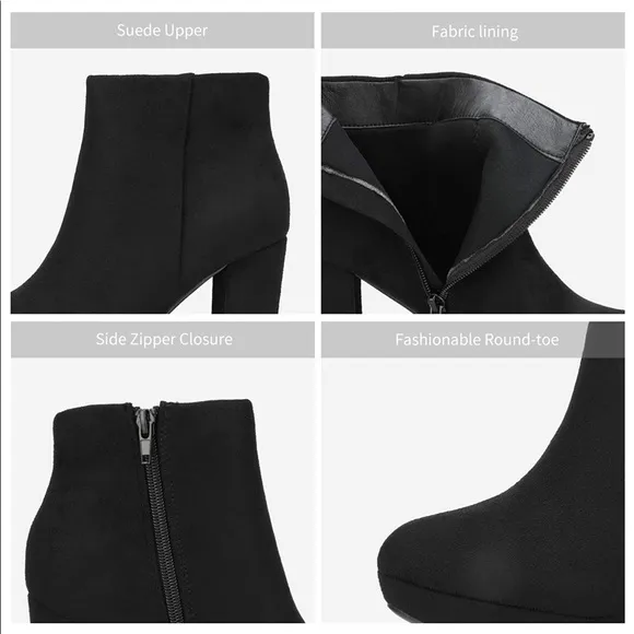 Fashion High Heel Ankle Boots NEW