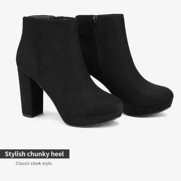 Fashion High Heel Ankle Boots NEW