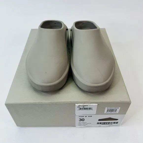 Fear of God FG80-100EVAK The California Kids‎ Slippers Concrete 30 EU / 12.5C US