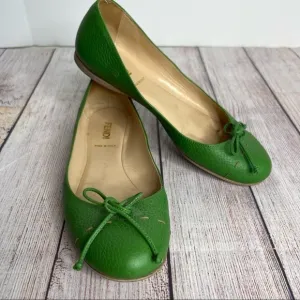 FENDI Green Ballet Shoes 37