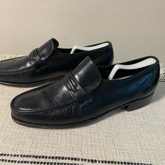 FLORSHEIM / Como Black Leather Dress Shoes Size 11.5D