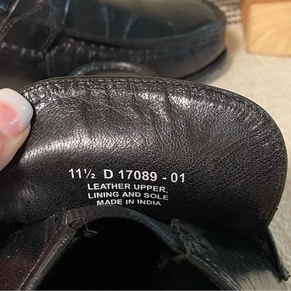 FLORSHEIM / Como Black Leather Dress Shoes Size 11.5D