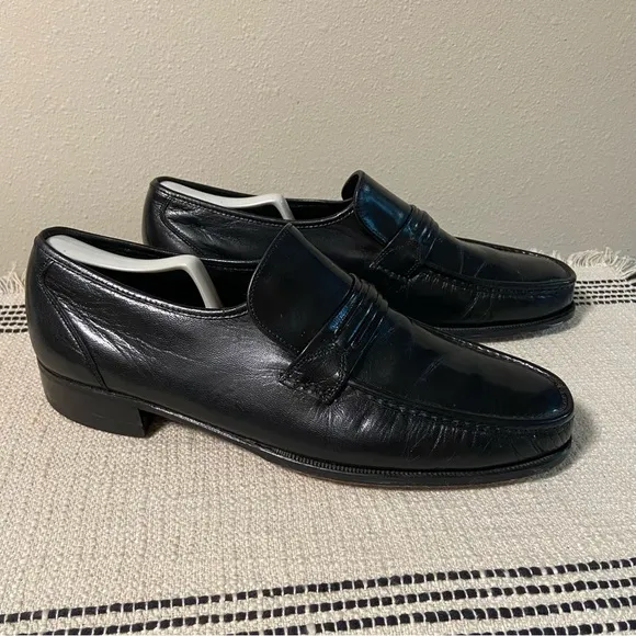 FLORSHEIM / Como Black Leather Dress Shoes Size 11.5D