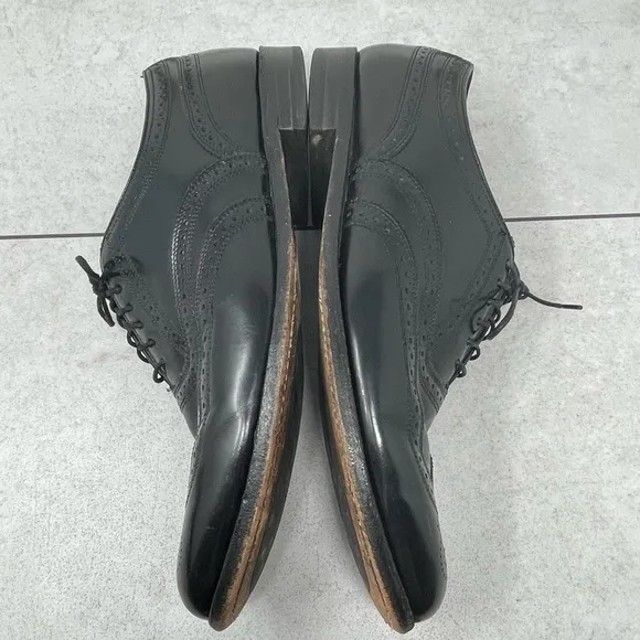 Florsheim Harvard Black Oxford Brogue Wingtip Dress Shoes Size 11D