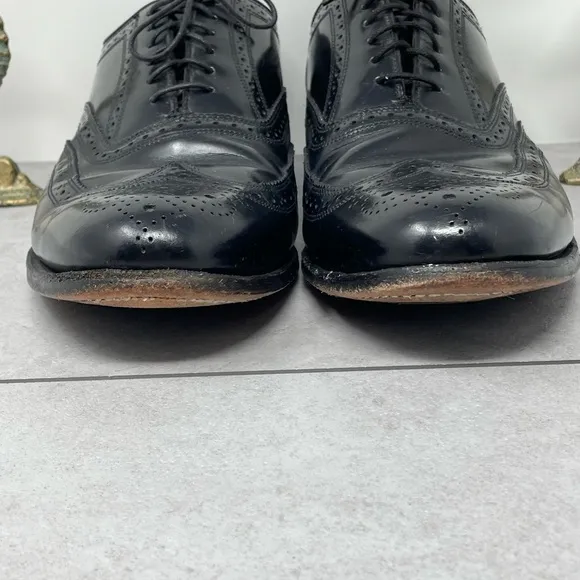 Florsheim Harvard Black Oxford Brogue Wingtip Dress Shoes Size 11D