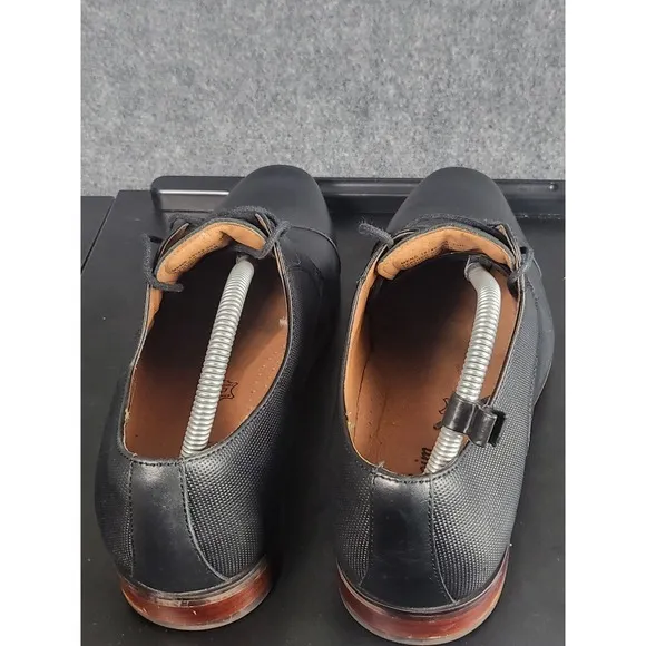Florsheim Leather Dress Shoes Men Sz 10D Cap Toe Oxford Business Casual Black