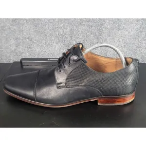 Florsheim Leather Dress Shoes Men Sz 10D Cap Toe Oxford Business Casual Black