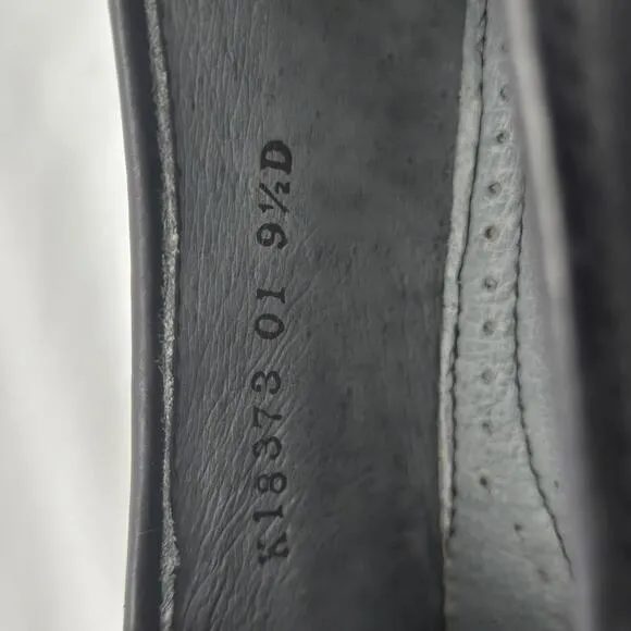 Florsheim Men's Black Leather Slip-On Classic Dress Shoes Size 9.5D