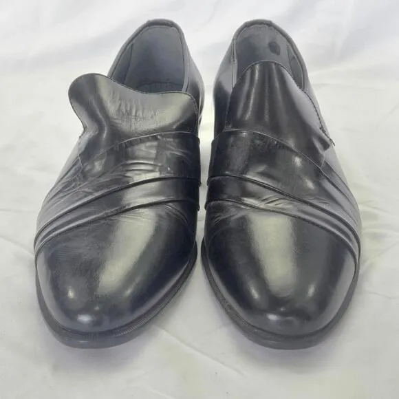 Florsheim Men's Black Leather Slip-On Classic Dress Shoes Size 9.5D