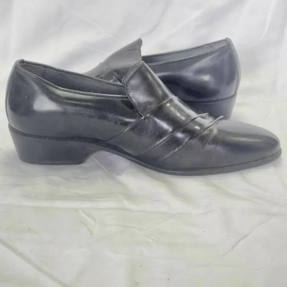Florsheim Men's Black Leather Slip-On Classic Dress Shoes Size 9.5D