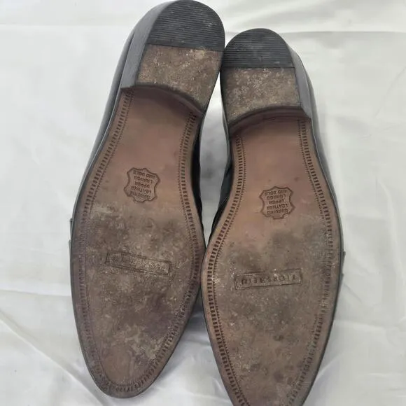 Florsheim Men's Black Leather Slip-On Classic Dress Shoes Size 9.5D