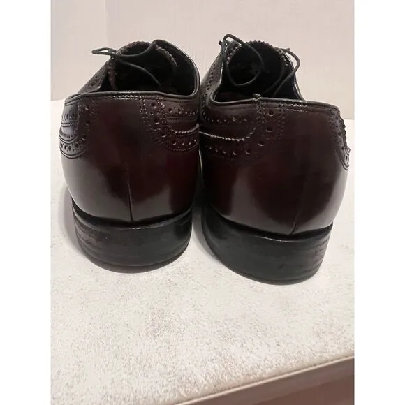 FLORSHEIM Men's Size 9.5 D Shoes DRESS SHOES Oxford Lace Up Leather Brown