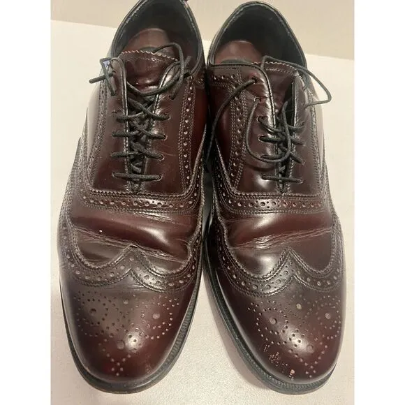 FLORSHEIM Men's Size 9.5 D Shoes DRESS SHOES Oxford Lace Up Leather Brown