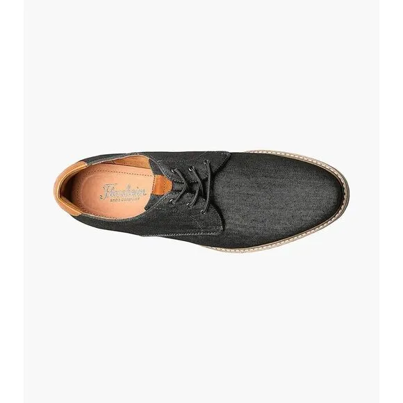 Florsheim Highland 14273-001 Oxford Men's 7 Black Plain Toe Dress Shoes ZPO317