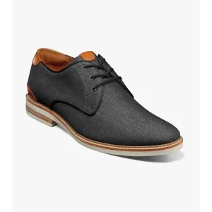 Florsheim Highland 14273-001 Oxford Men's 7 Black Plain Toe Dress Shoes ZPO317