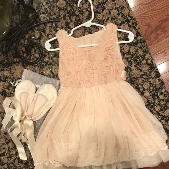 Flower girl dress. Size 18 months - 2t hand made