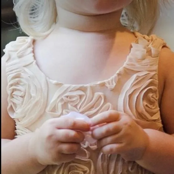 Flower girl dress. Size 18 months - 2t hand made