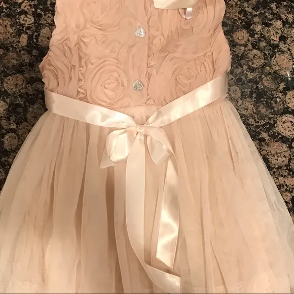 Flower girl dress. Size 18 months - 2t hand made