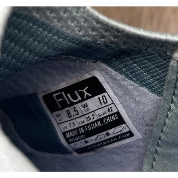 Flux Womens 10 Adapt Runner Running Barefoot Minimal Knit Shoes Green No Insole