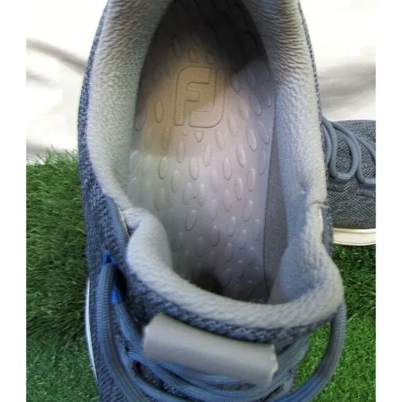 FootJoy Flex Coastal Golf Shoes Spikeless - Blue/Gray 56137 Size 7.5 W