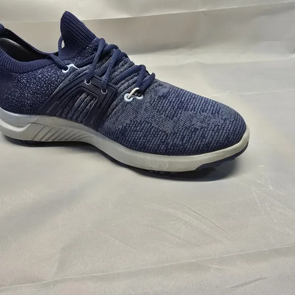 FootJoy Hyperflex Golf Shoes 51082 Blue Grey Mens Size 9.5 Spikes Sneakers