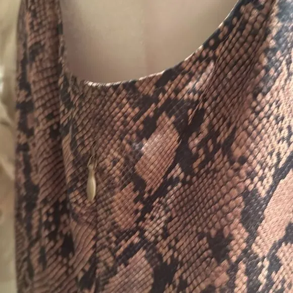 Frame leopard slip dress
