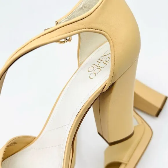 Franco Sarto Shoes Franco Sarto Dima Sandals Beige Leather