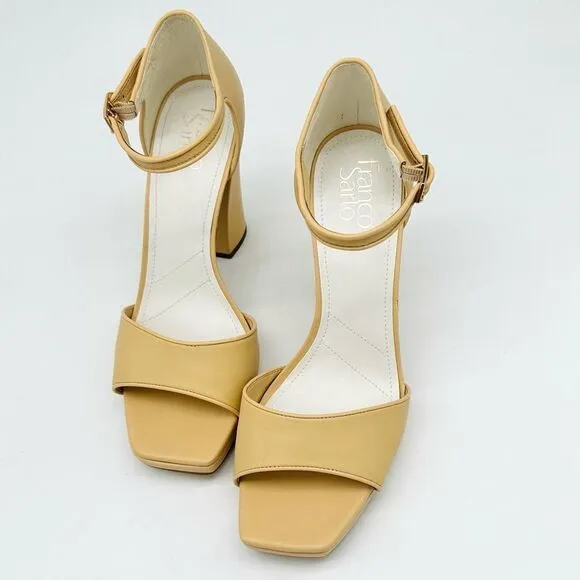 Franco Sarto Shoes Franco Sarto Dima Sandals Beige Leather