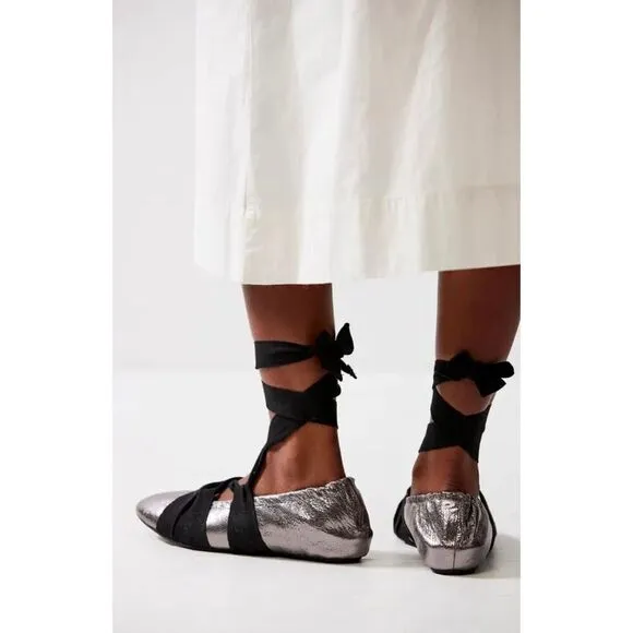 Free People Cece Wrap Ballet Flats Size 7
