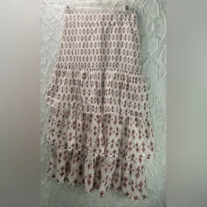 Free People Cha Cha Tiered Flounce Midi Skirt, Size 0, NWT