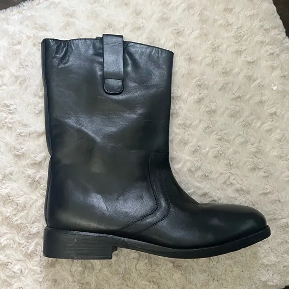 Free People Easton‎ Equesterian Black boots Size US 8