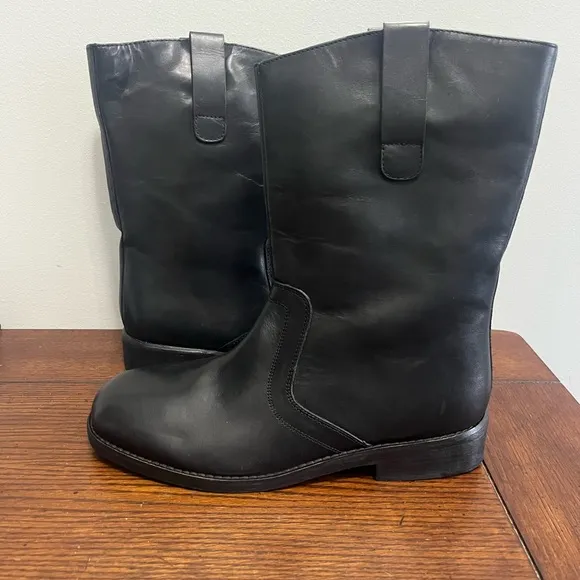 Free People Easton‎ Equesterian Black boots Size US 8