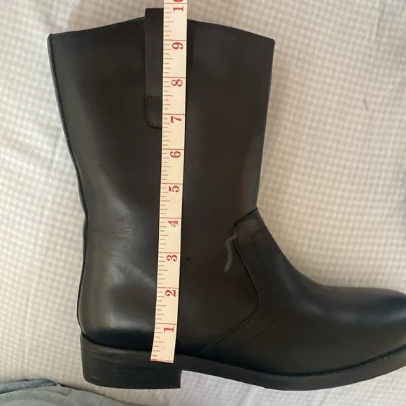 Free People Easton Equestrian Leather 10” Ankle Boots size 39/8