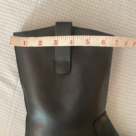 Free People Easton Equestrian Leather 10” Ankle Boots size 39/8